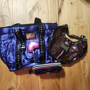 Vintage Betsey Johnson Bundle - Bags & Wallet - For Upcycling Only!